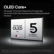 LG TV 55 pollici LG OLED evo AI G4 4K Smart TV 2024, OLED55G45LW